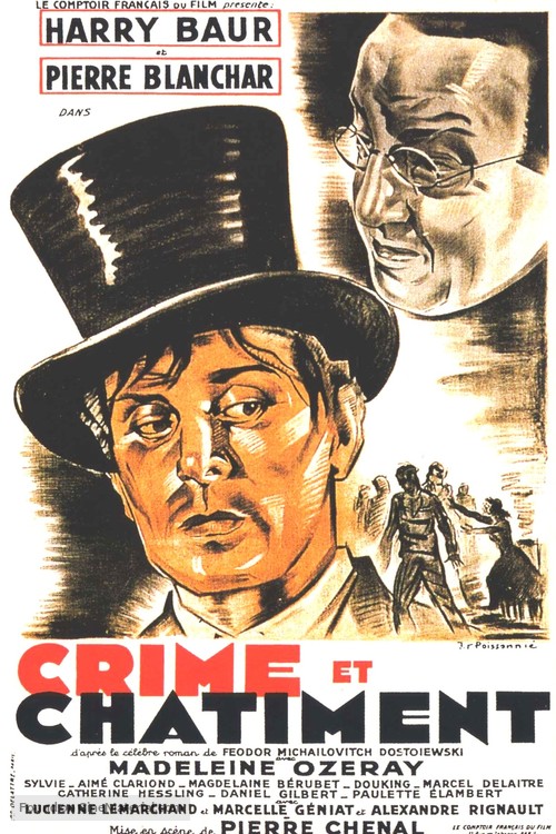 Crime et ch&acirc;timent - French Movie Poster
