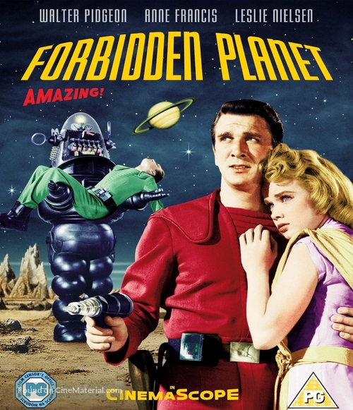 Forbidden Planet - British Blu-Ray movie cover