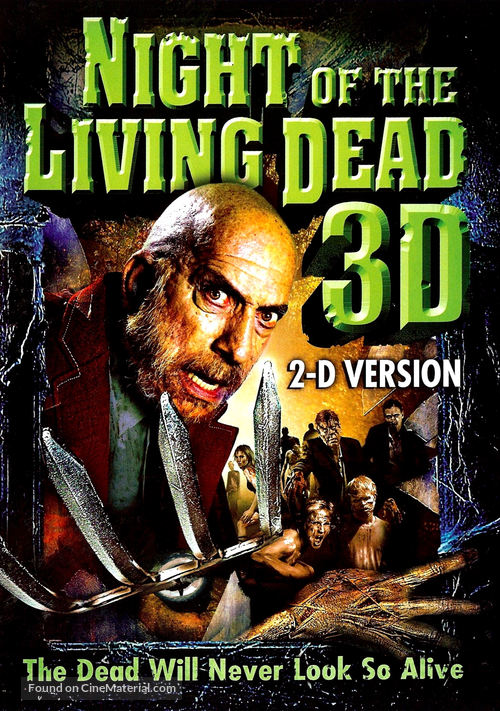 Night of the Living Dead 3D - DVD movie cover