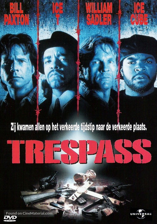Trespass - Dutch DVD movie cover