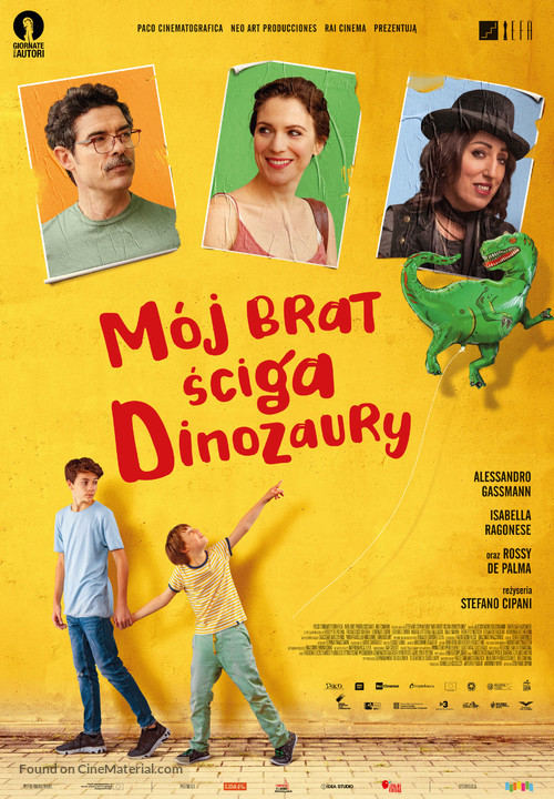 Mio fratello rincorre i dinosauri - Polish Movie Poster