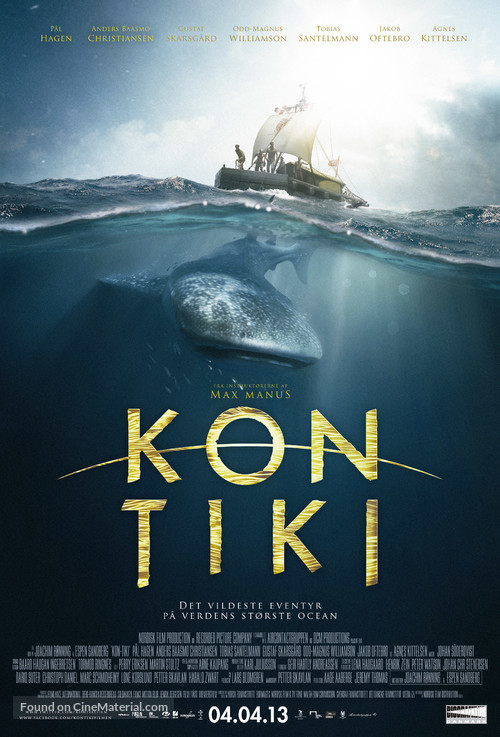 Kon-Tiki - Danish Movie Poster