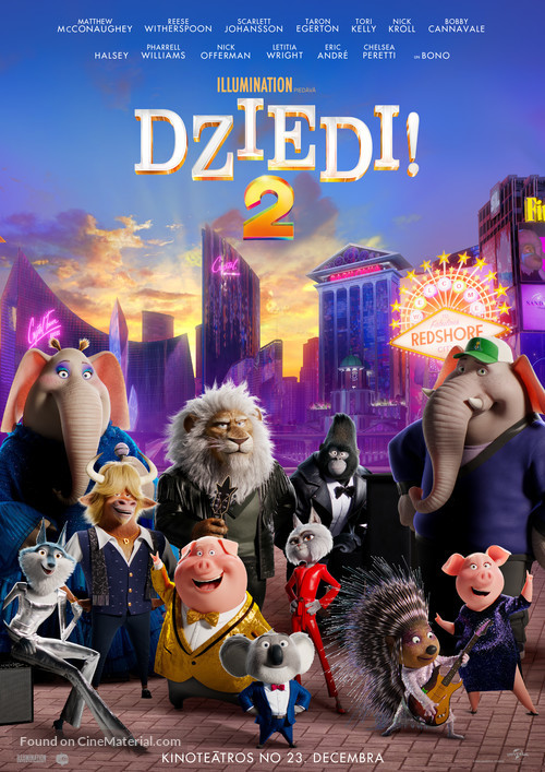 Sing 2 - Latvian Movie Poster