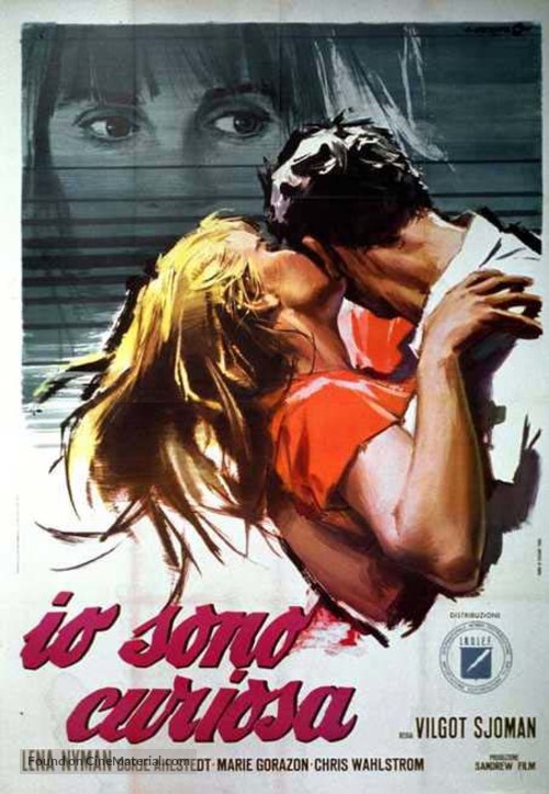 Jag &auml;r nyfiken - en film i gult - Italian Movie Poster