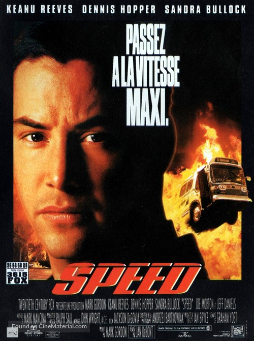 Speed - French Movie Poster