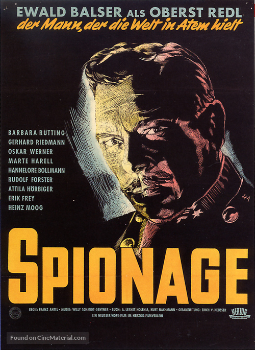 Spionage - German Movie Poster