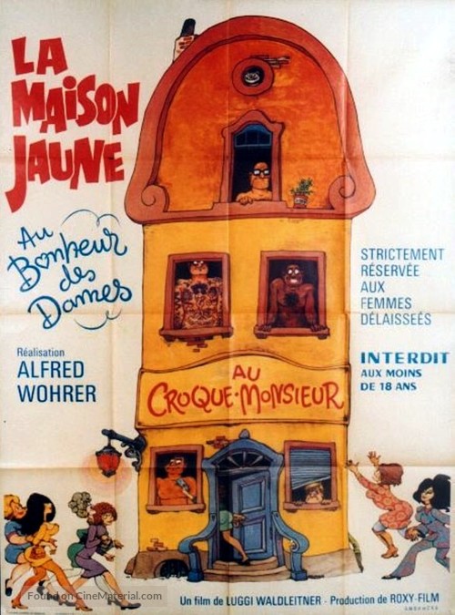 Das gelbe Haus am Pinnasberg - French Movie Poster