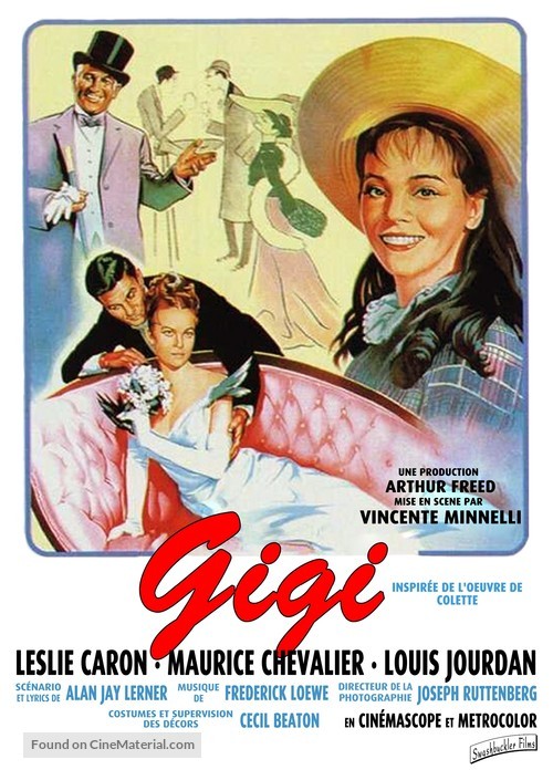 Gigi - French Re-release movie poster