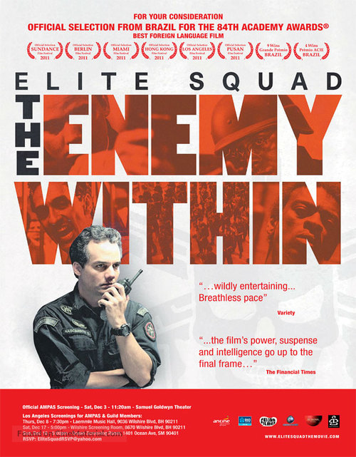 Tropa de Elite 2 - O Inimigo Agora &Eacute; Outro - Movie Poster