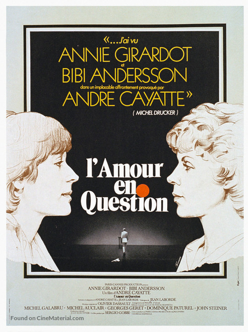 L&#039;amour en question - French Movie Poster