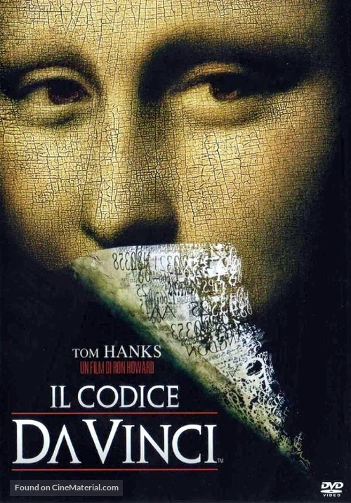 The Da Vinci Code - Italian DVD movie cover