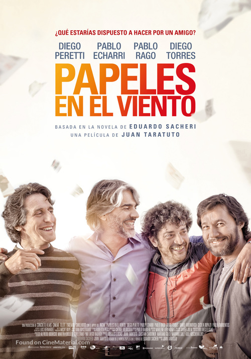 Papeles en el viento - Spanish Movie Poster