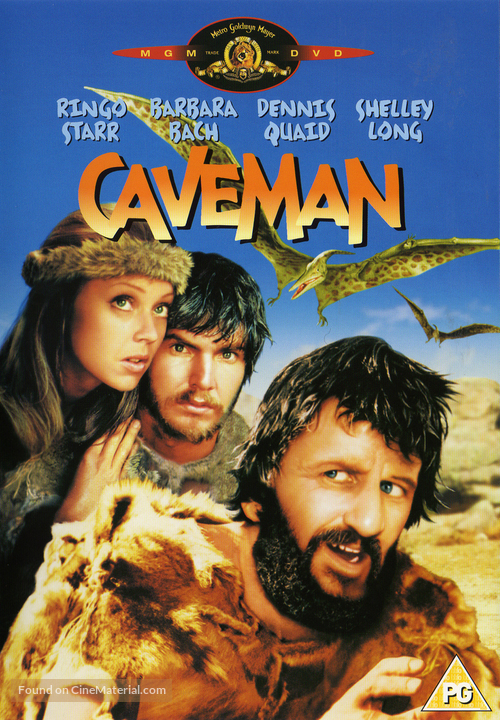 Caveman - British DVD movie cover