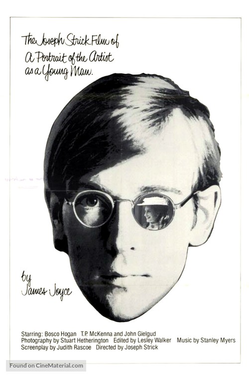 A Portrait of the Artist as a Young Man - Irish Movie Poster