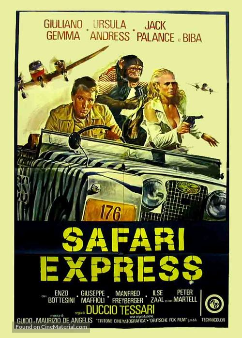 Safari Express - Italian Movie Poster