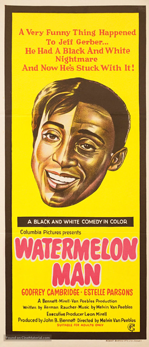 Watermelon Man - Australian Movie Poster