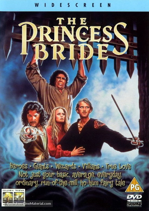 The Princess Bride - British DVD movie cover