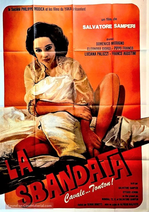 La sbandata - French Movie Poster