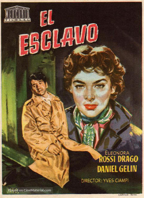 L&#039;esclave - Spanish Movie Poster