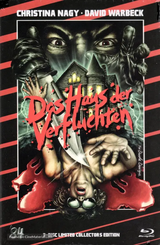 7 Hyden Park La Casa Maledetta 1985 German Blu Ray Movie Cover