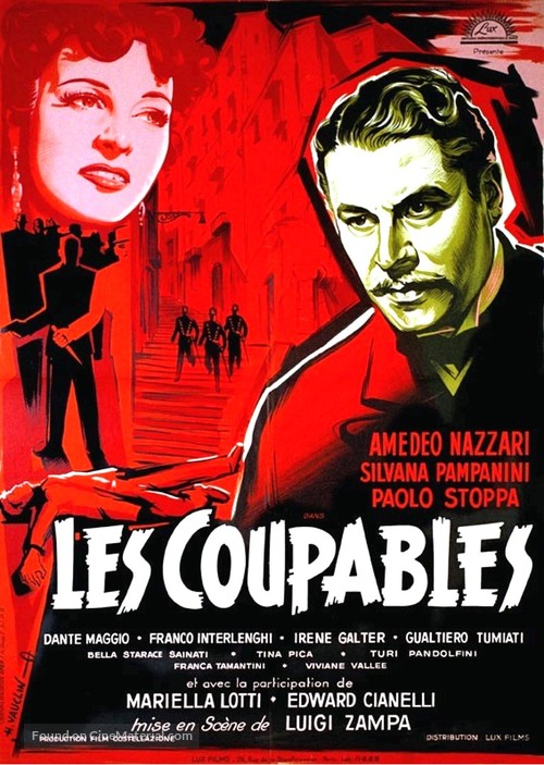 Processo alla citt&agrave; - French Movie Poster