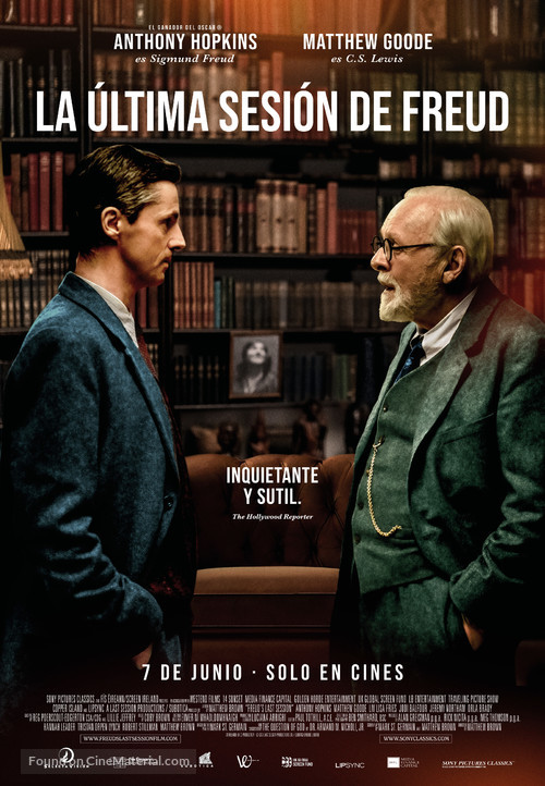 Freud&#039;s Last Session - Spanish Movie Poster