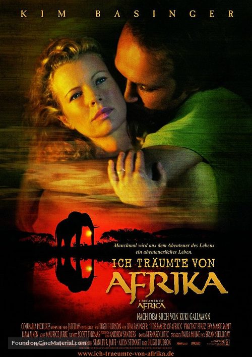 I Dreamed of Africa - German Movie Poster