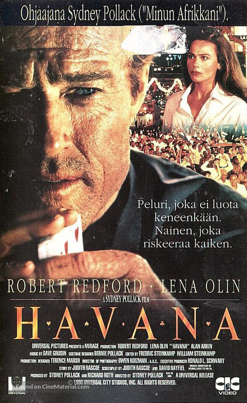 Havana - Finnish VHS movie cover