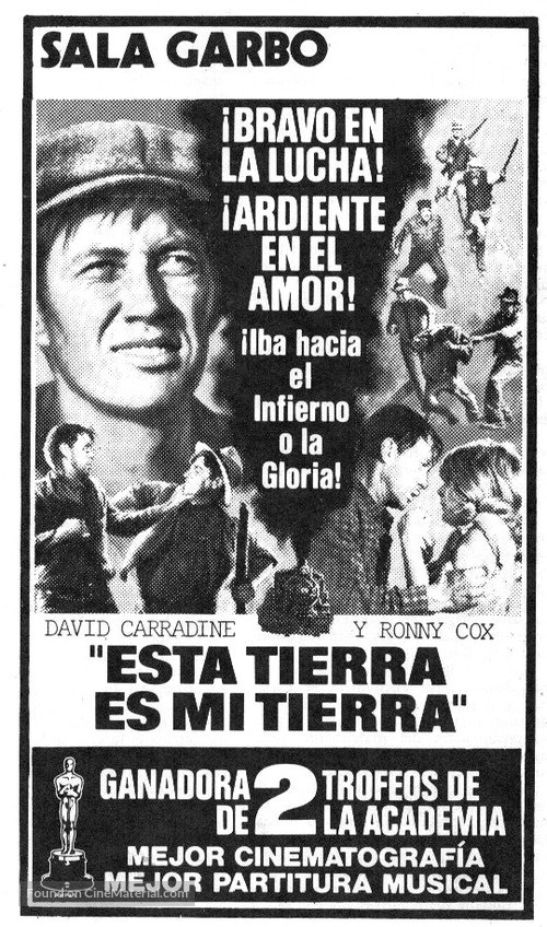 Bound for Glory - Spanish Movie Poster