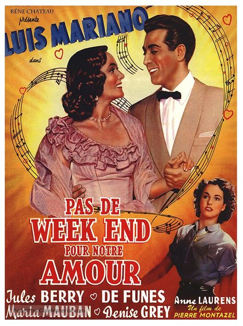 Pas de week-end pour notre amour - French Movie Poster