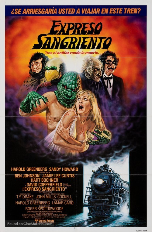 Terror Train - Spanish Movie Poster