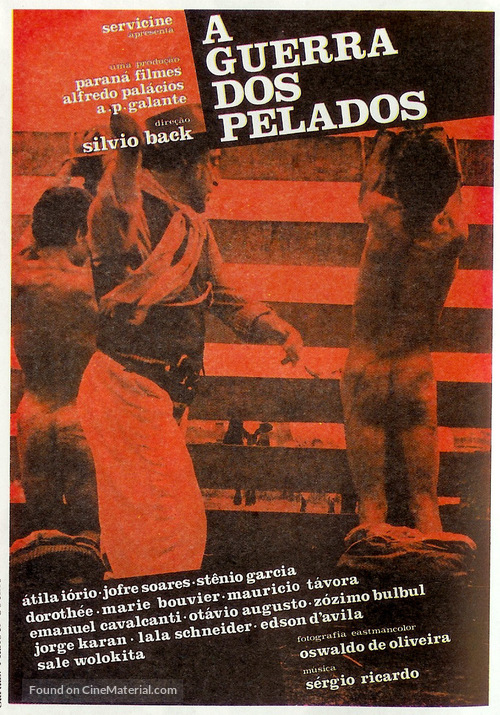 A Guerra dos Pelados - Brazilian Movie Poster