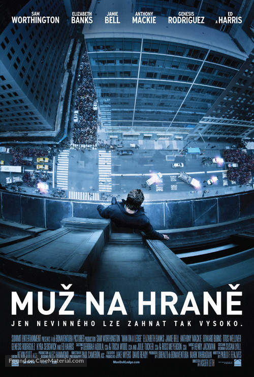 Man on a Ledge - Czech Movie Poster
