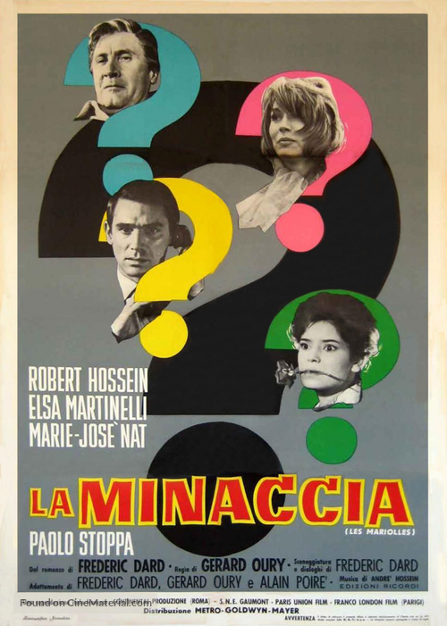 La menace - Italian Movie Poster