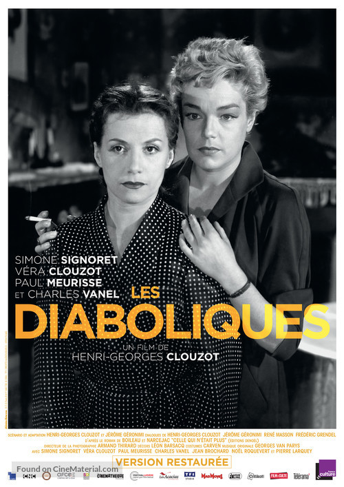 Les diaboliques - French Re-release movie poster