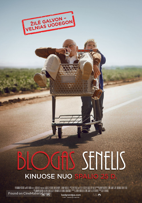 Jackass Presents: Bad Grandpa - Lithuanian Movie Poster