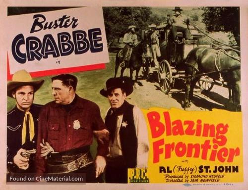 Blazing Frontier - Movie Poster