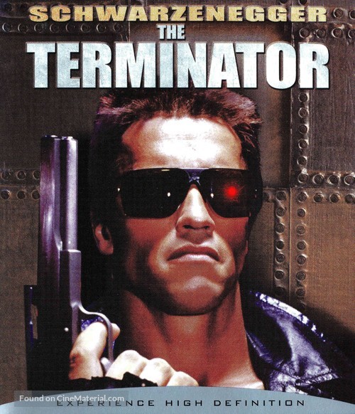 The Terminator - Blu-Ray movie cover