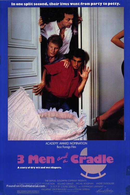 3 hommes et un couffin - Movie Poster