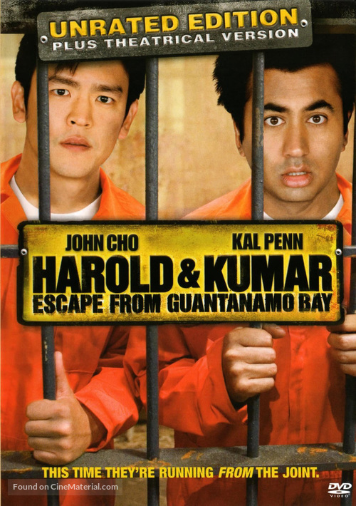 Harold &amp; Kumar Escape from Guantanamo Bay - DVD movie cover