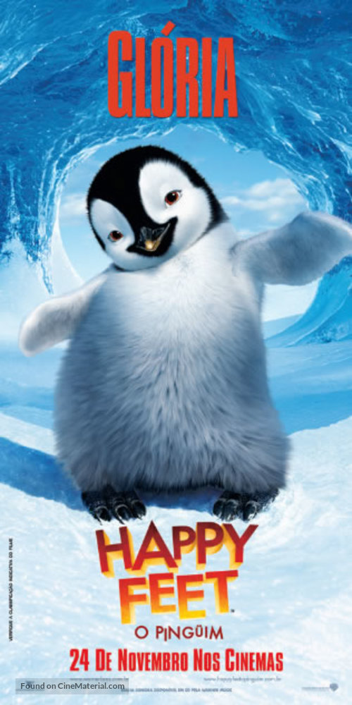 Happy Feet - Brazilian Movie Poster