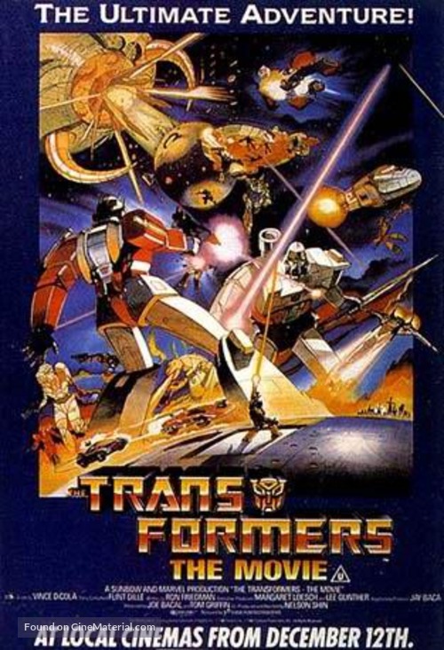 The Transformers: The Movie - British Movie Poster