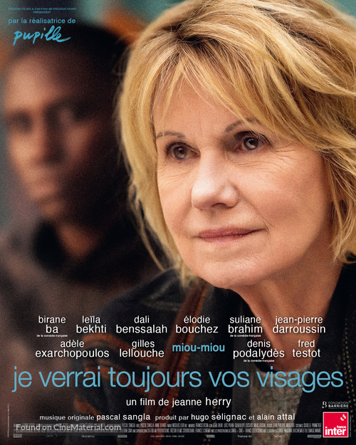 Je verrai toujours vos visages - French Movie Poster