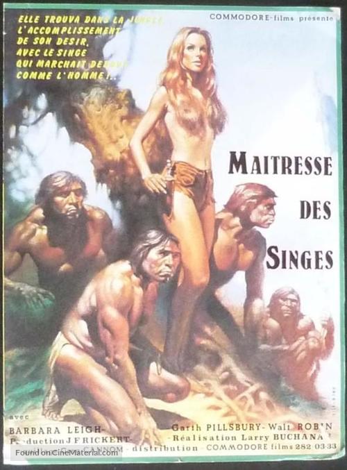 Mistress of the Apes - French Movie Poster