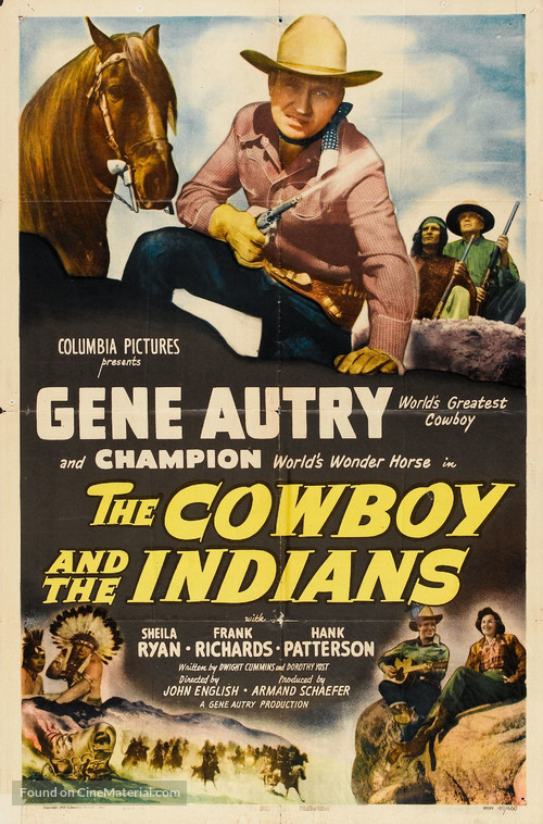 The Cowboy and the Indians - Movie Poster