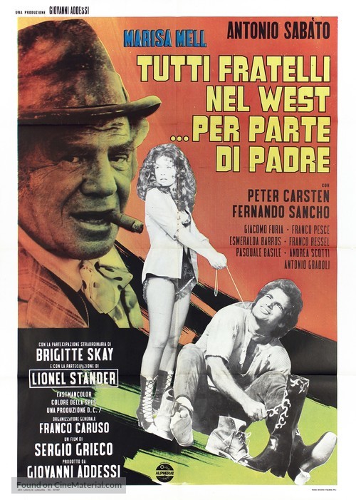 Tutti fratelli nel west... per parte di padre - Italian Movie Poster