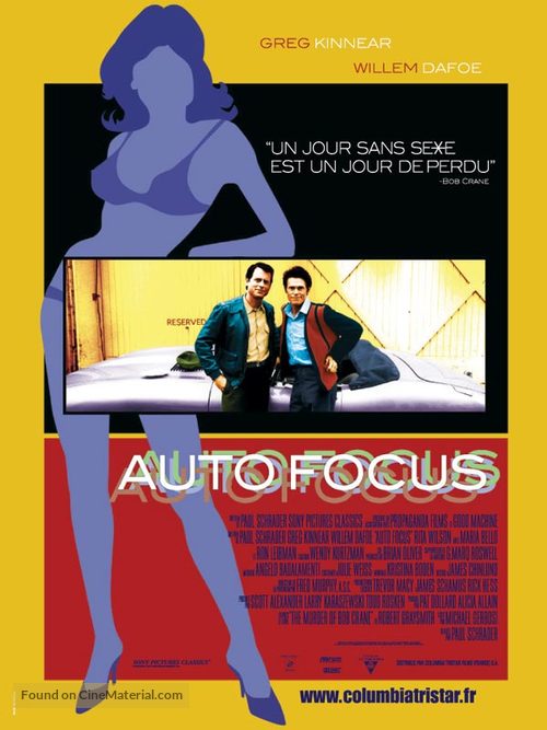 Auto Focus - French Movie Poster