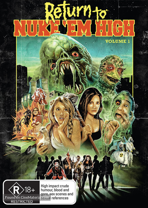 Return to Nuke &#039;Em High Volume 1 - Australian DVD movie cover