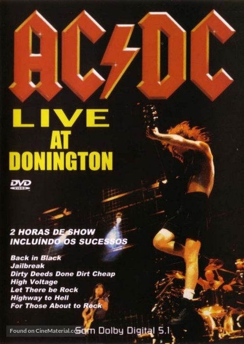 AC/DC: Live at Donington - Brazilian Movie Cover