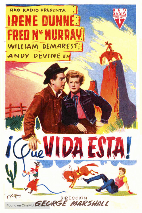 Never a Dull Moment - Spanish Movie Poster